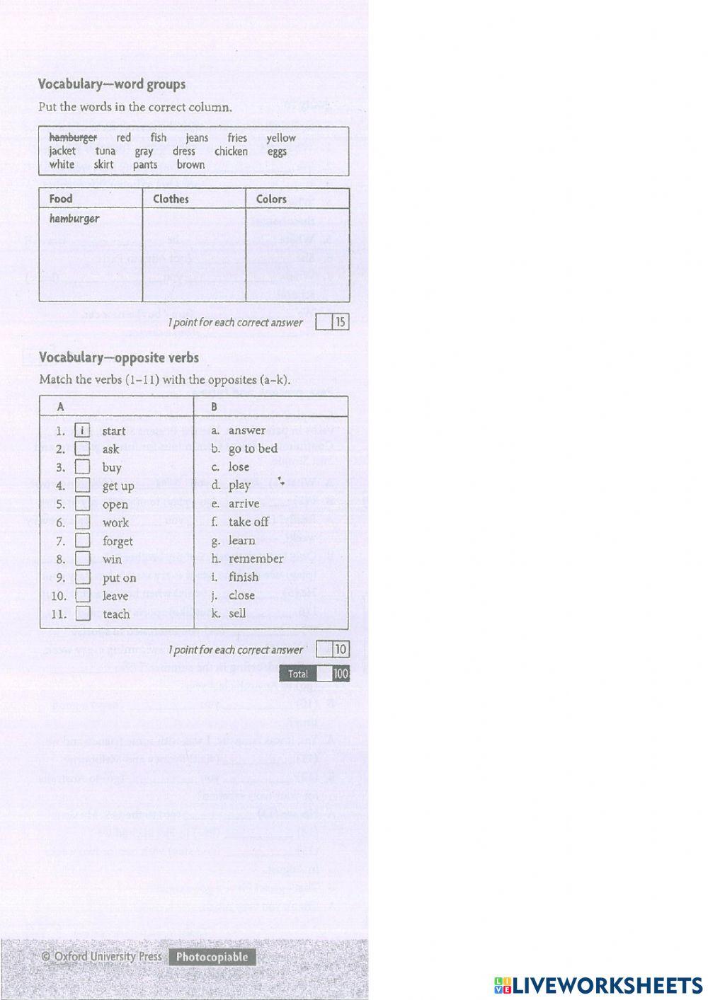 Stop and Check 4 - Elementary