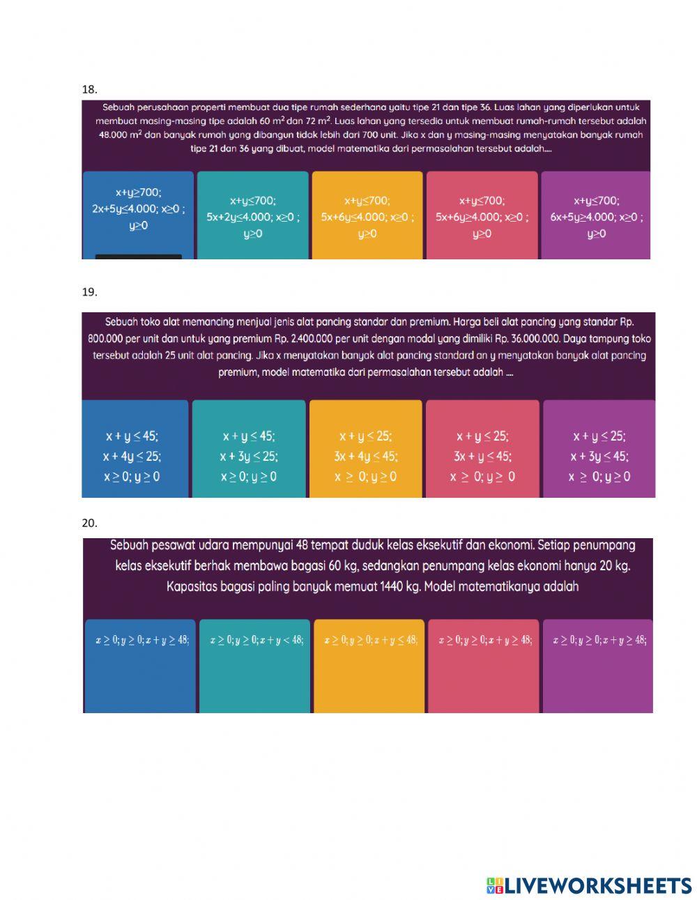 Soal penilaian harian kd 1 prolin