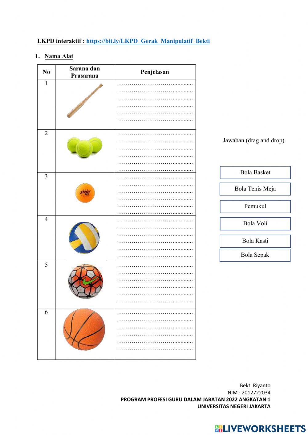 LKPD Gerak Manipulatif