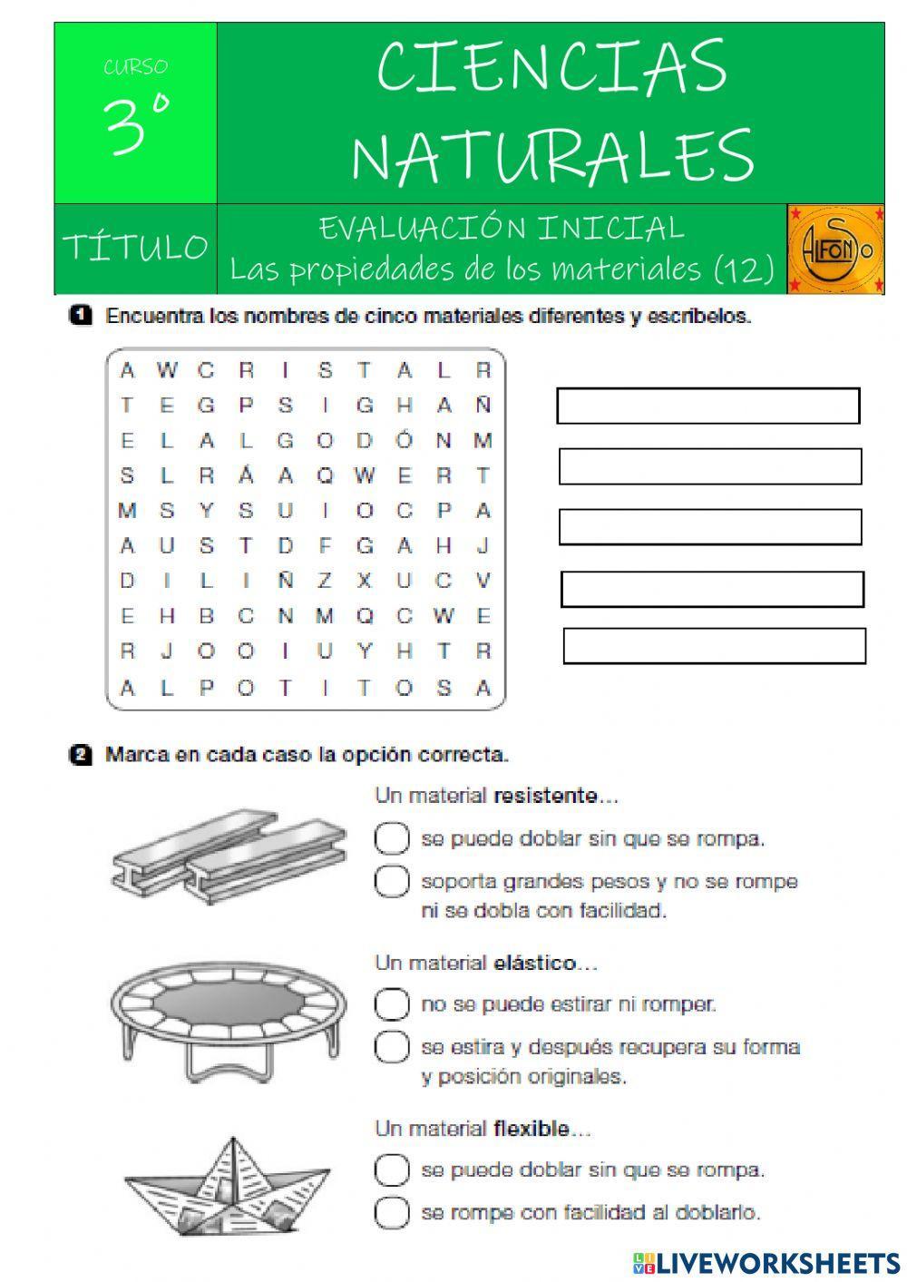 Las propiedades de los materiales 12