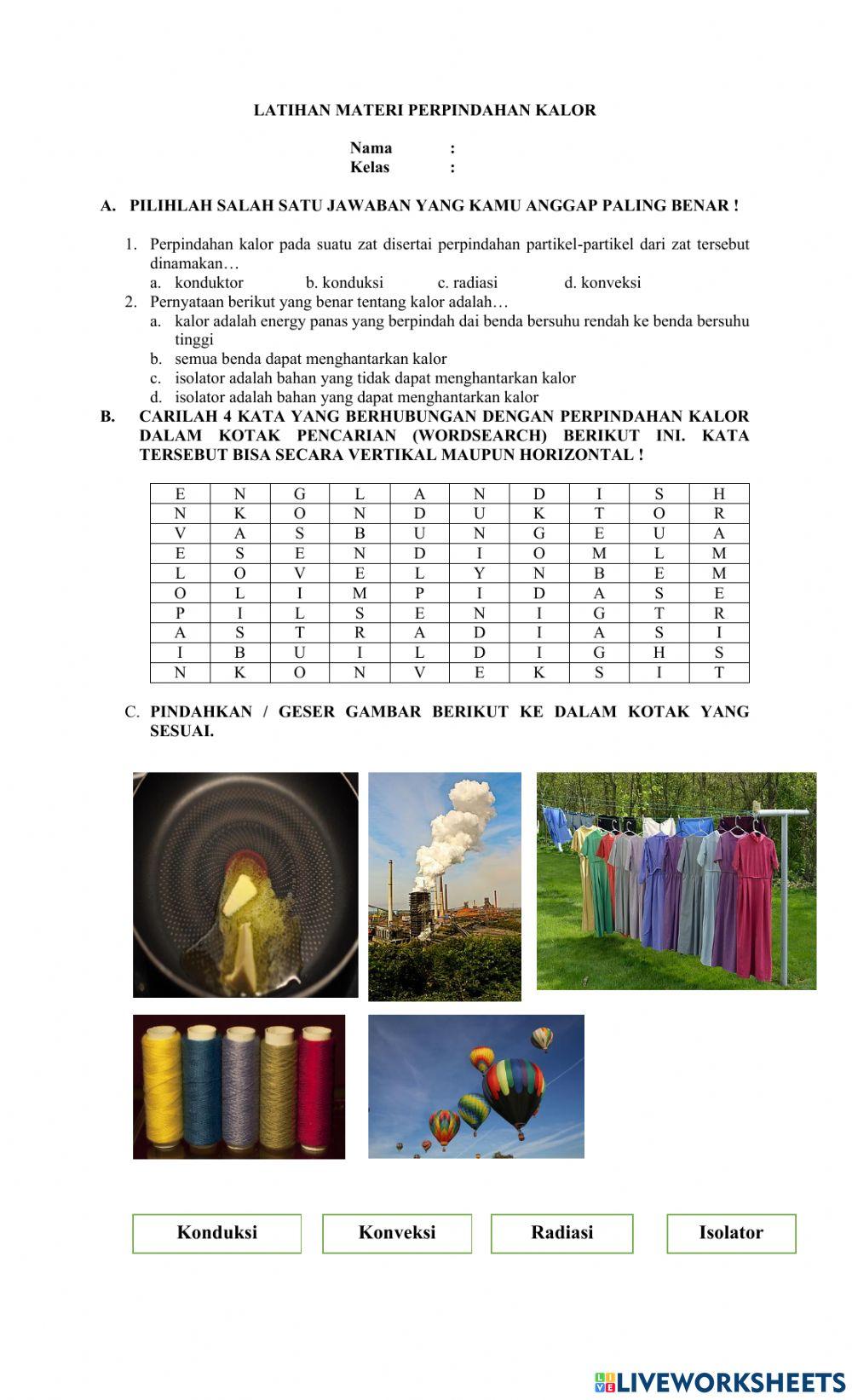 Latihan Perpindahan kalor