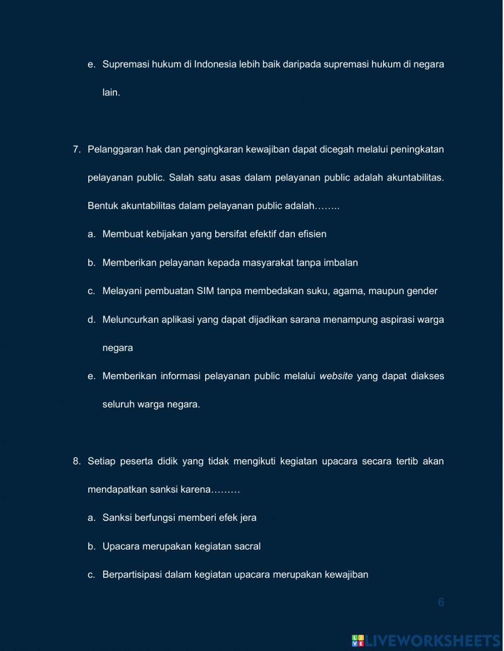 Upaya Pencegahan serta penanganan terjadinya pelanggaran Hak dan Kewajiban