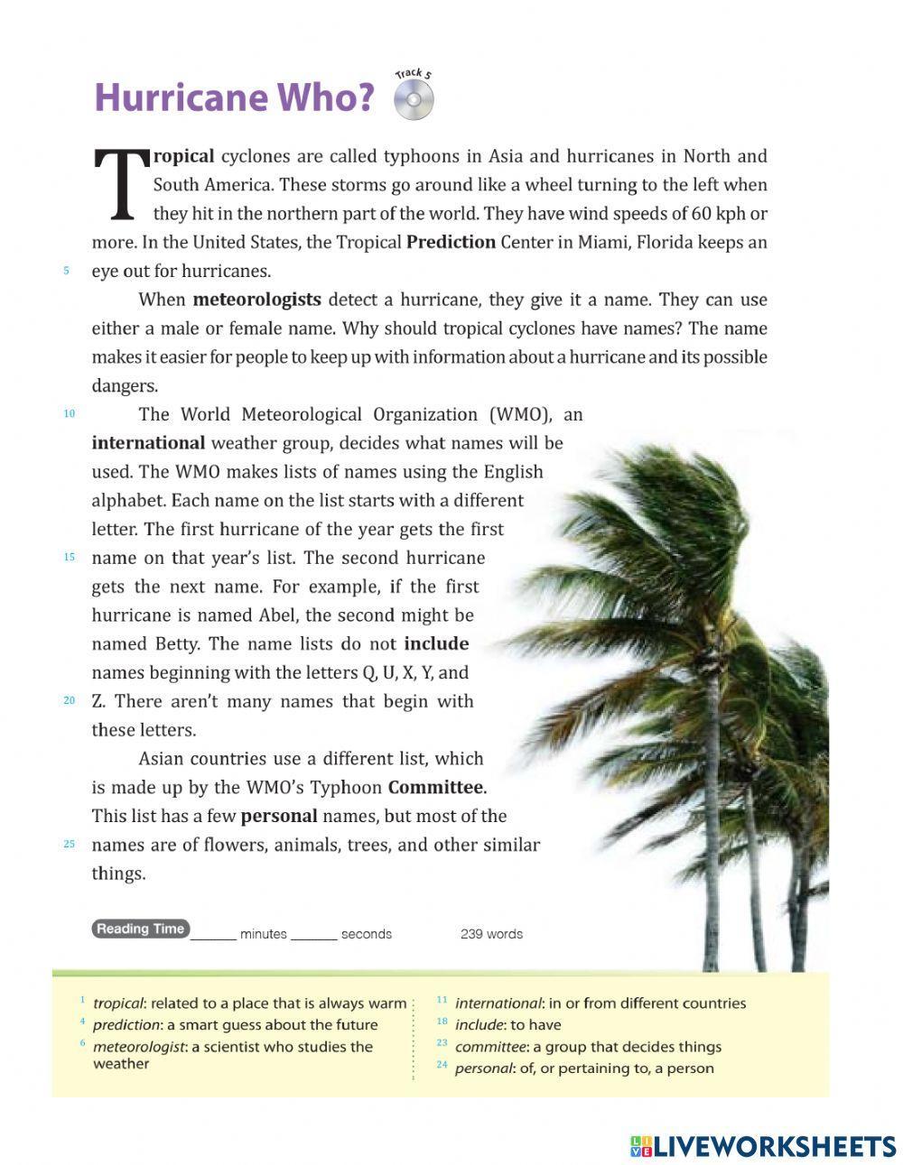 Reading challenge week 3