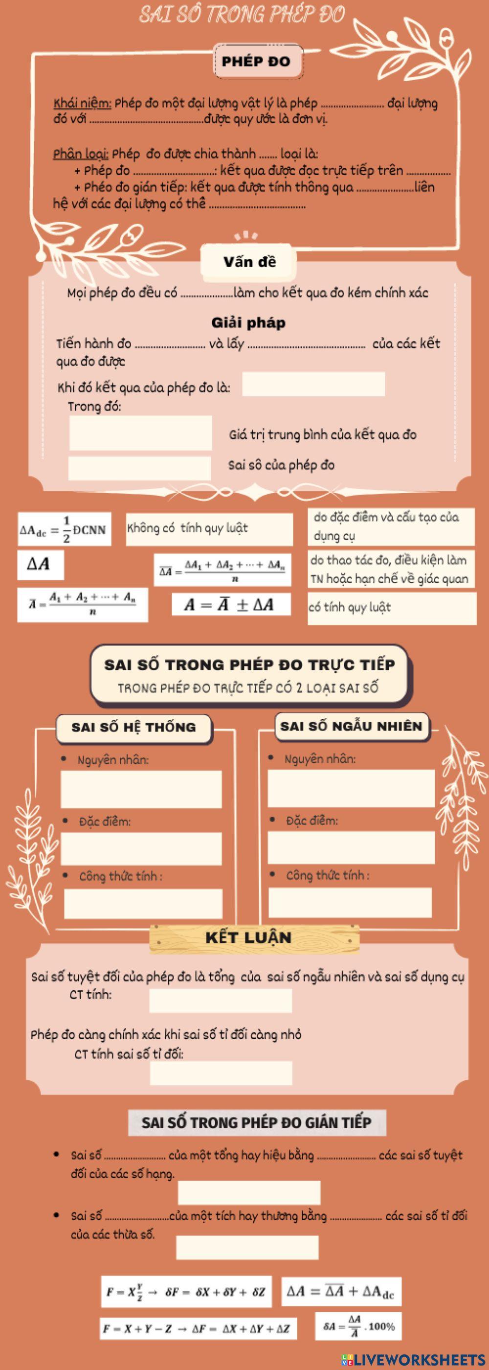 Sai số trong phép đo