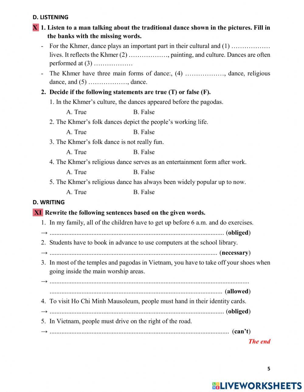 4. our customs and traditions