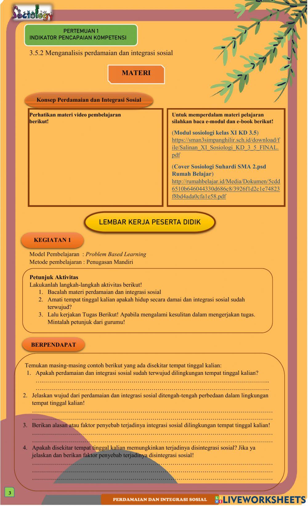 LKPD perdamaian dan Integrasi sosial revisi