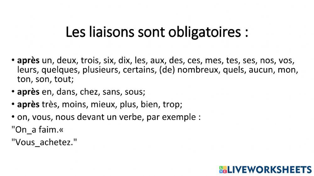 Francais: Prononciation 4