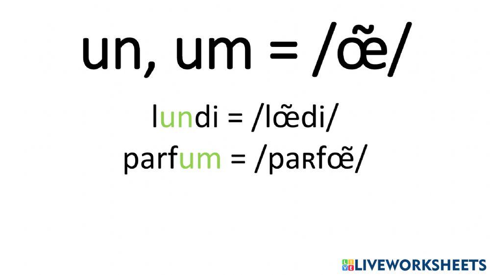Francais: Prononciation 4