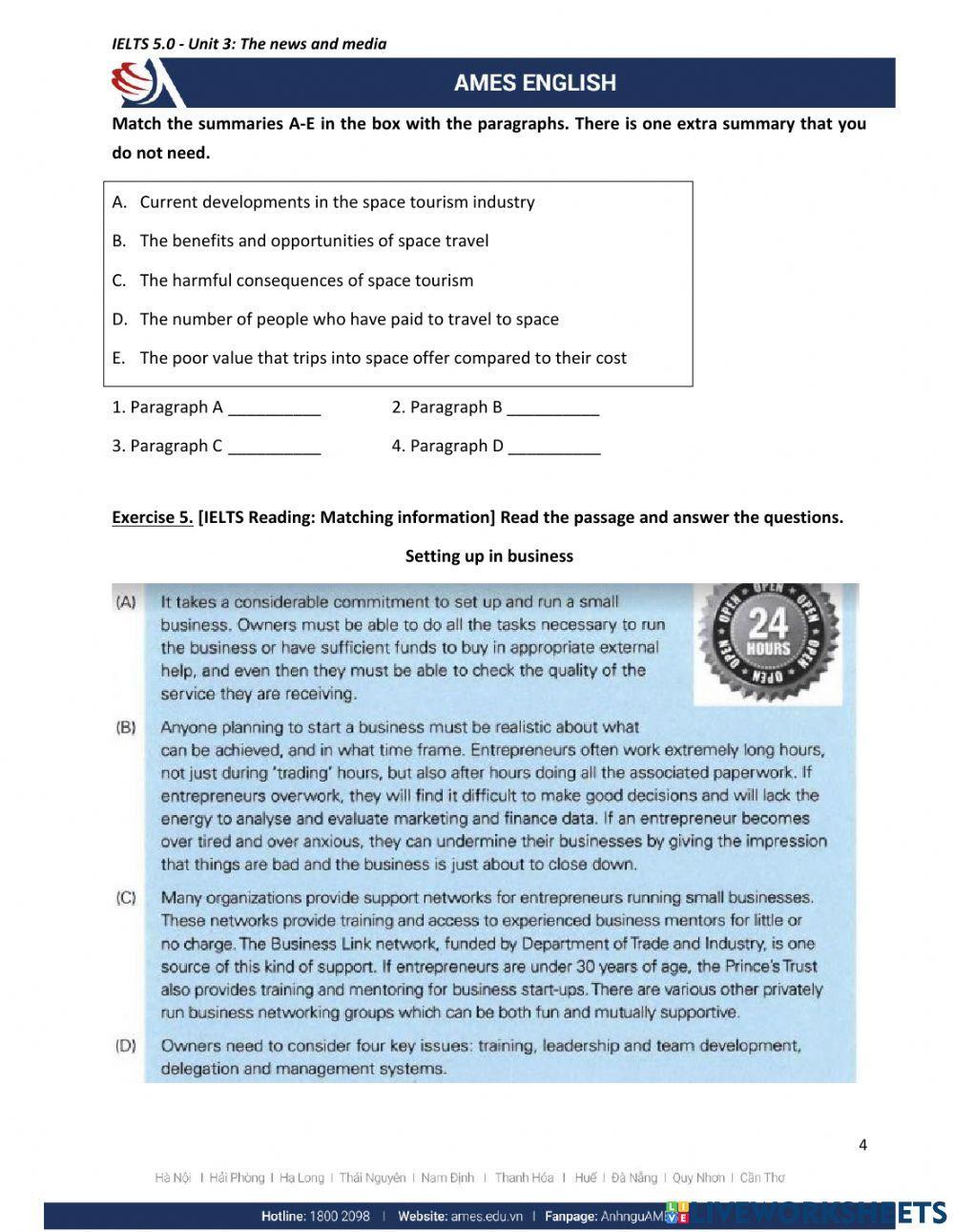 IELTS 5.0 - L9 - Reading part 1