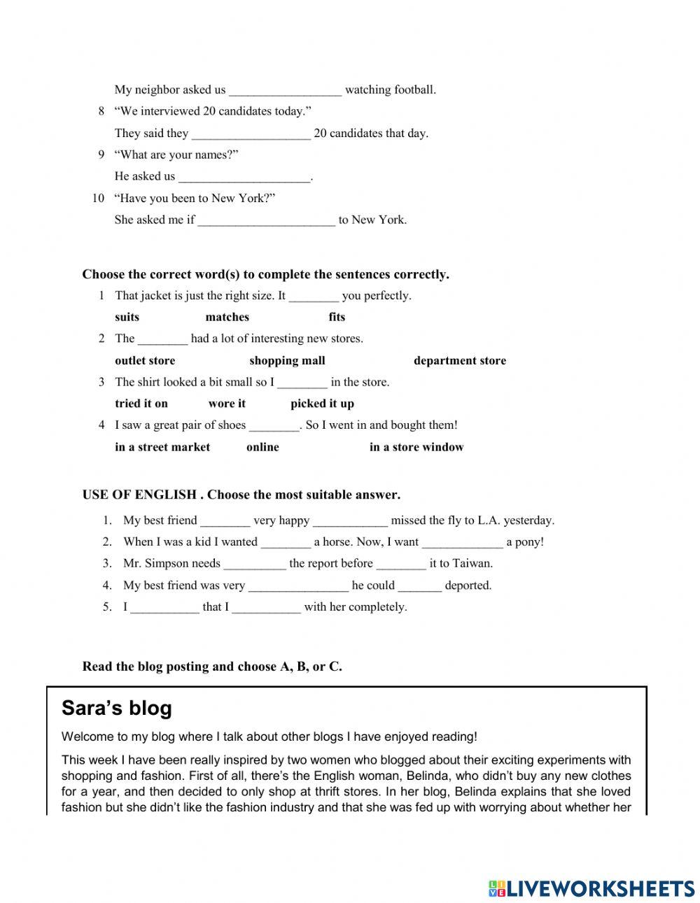 ADULTS - B1+ - FINAL TEST -M2