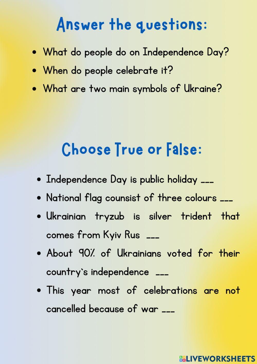 Ukraine. Independence Day