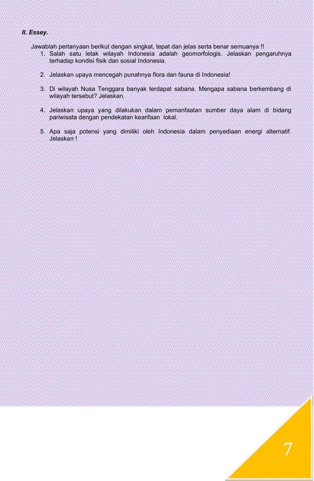 SOAL PAS GANJIL MAPEL GEOGRAFI SMA KELAS XI TP 2020-2021