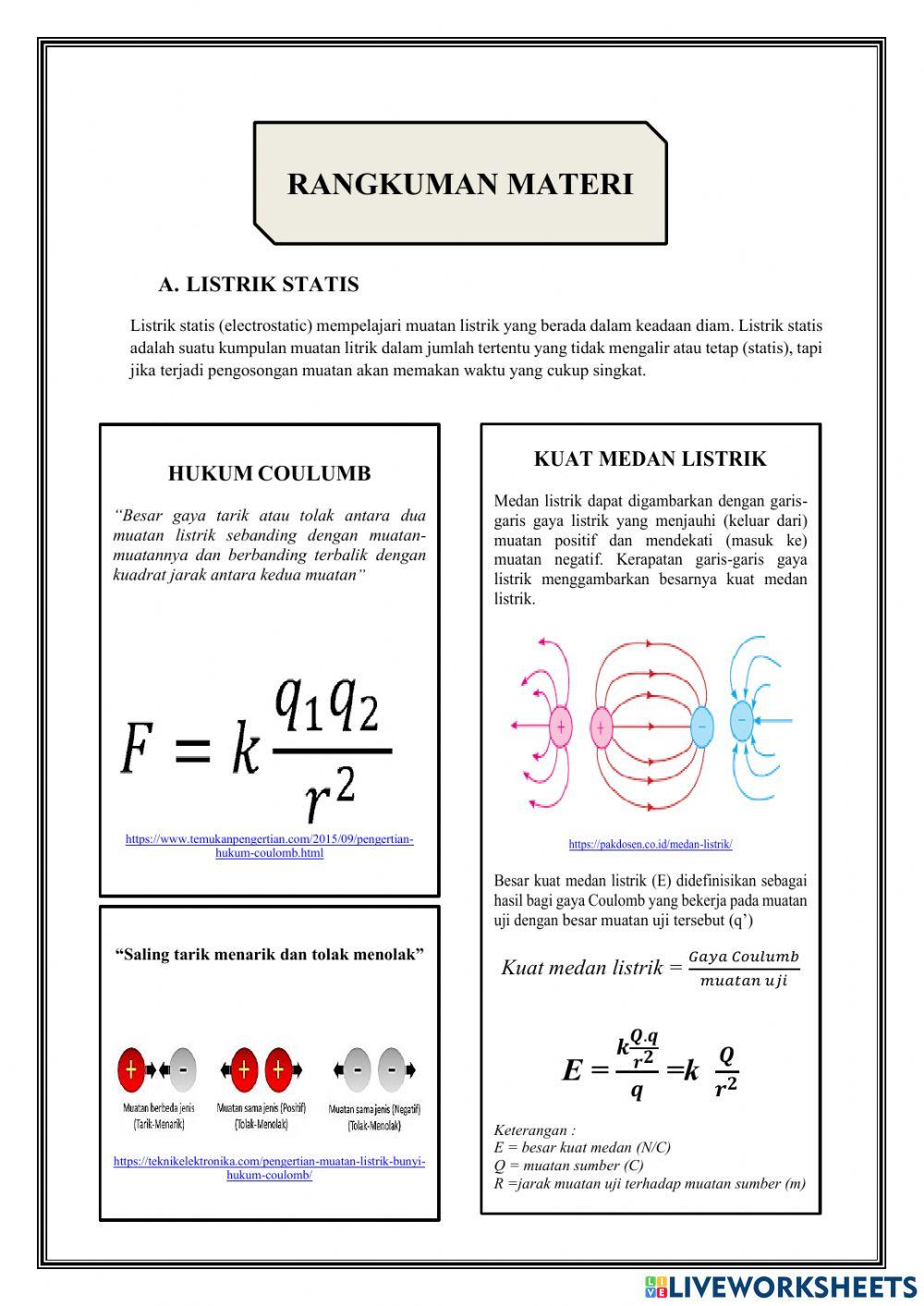 E-LKPD Listrik Statis Pertemuan 1