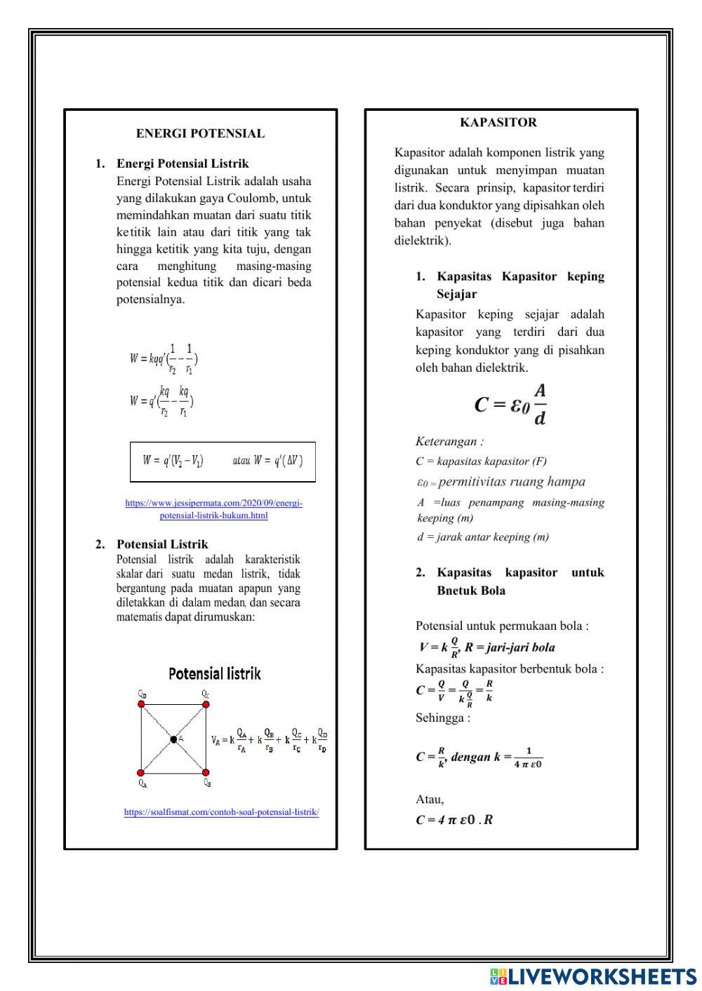 E-LKPD Listrik Statis Pertemuan 1