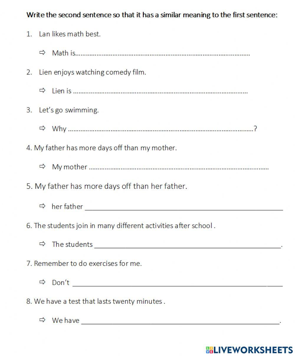 Writing lop 7 bai so 9