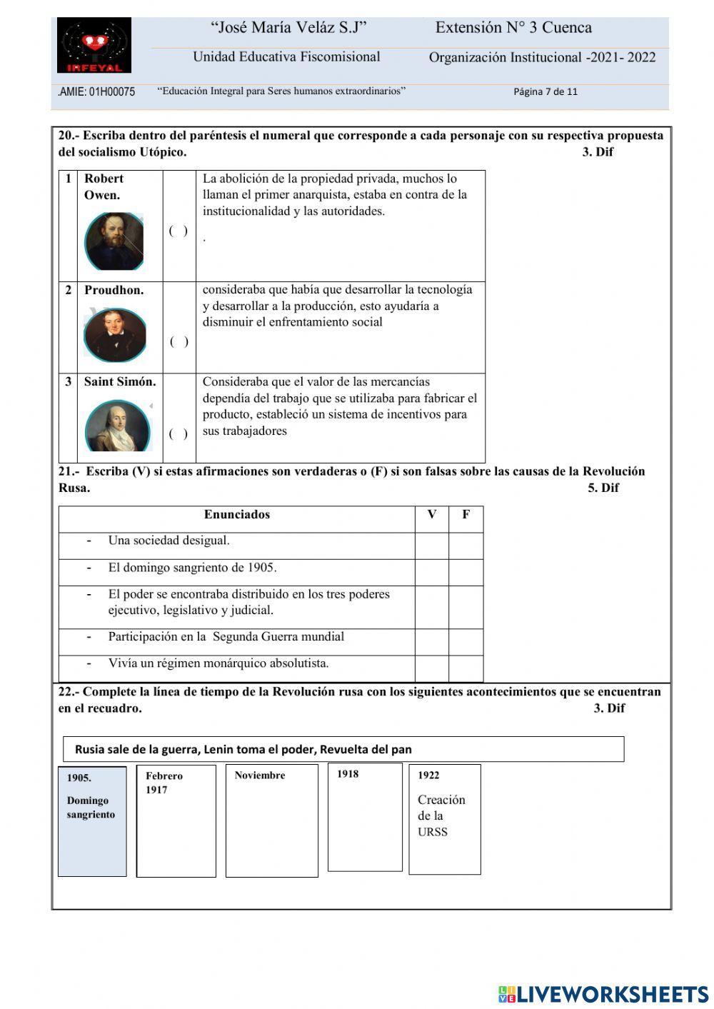 Examen dehistori