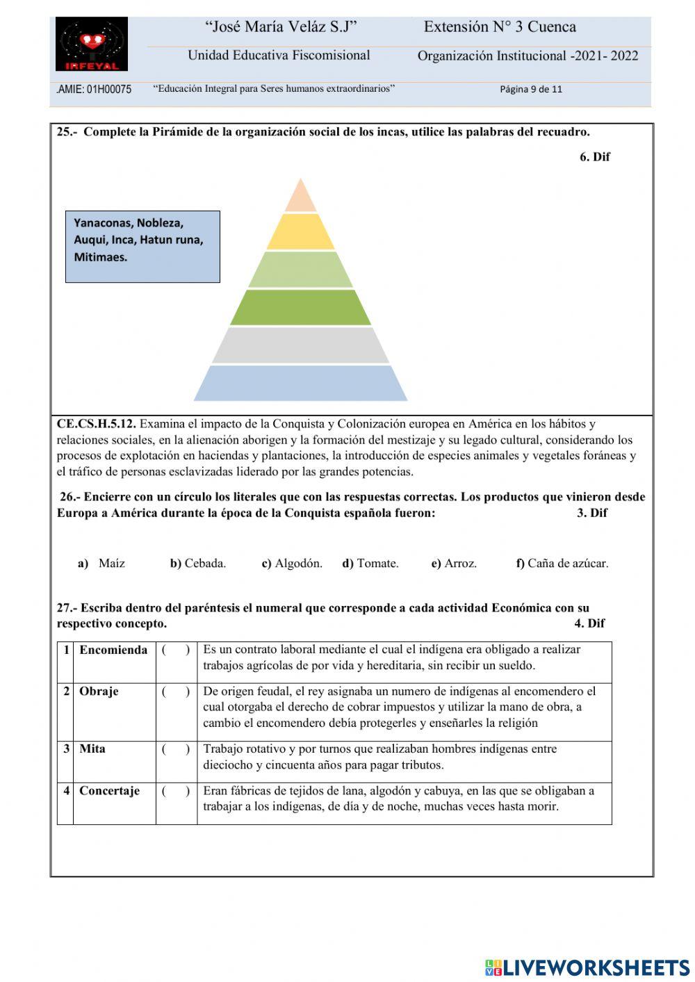 Examen dehistori