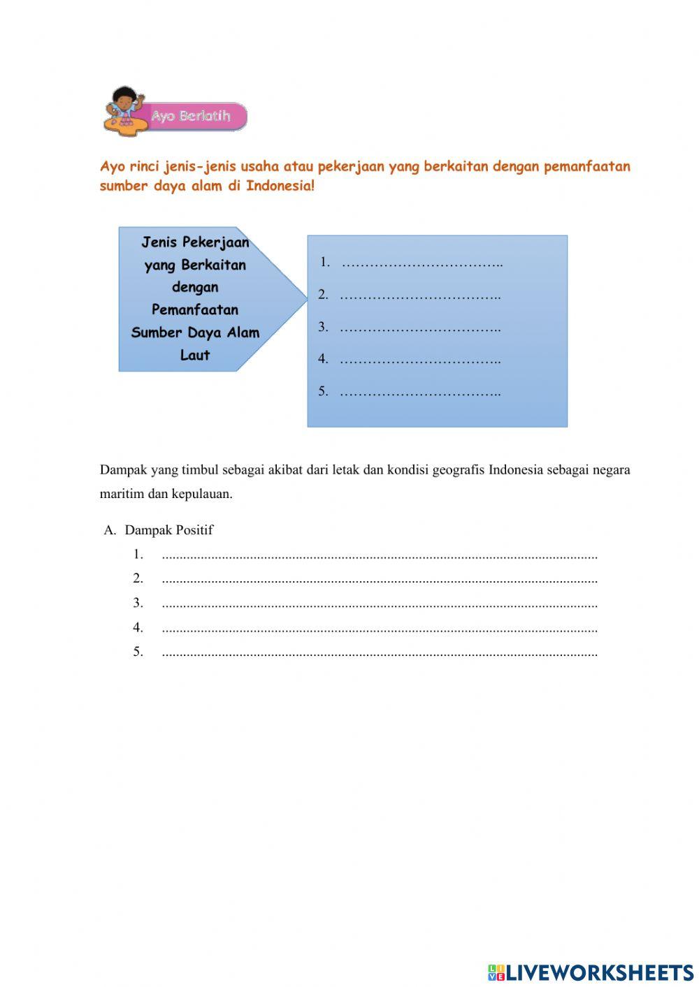 Kelas 5 tema 1 subtema 3 pembelajaran 3 LKPD 2