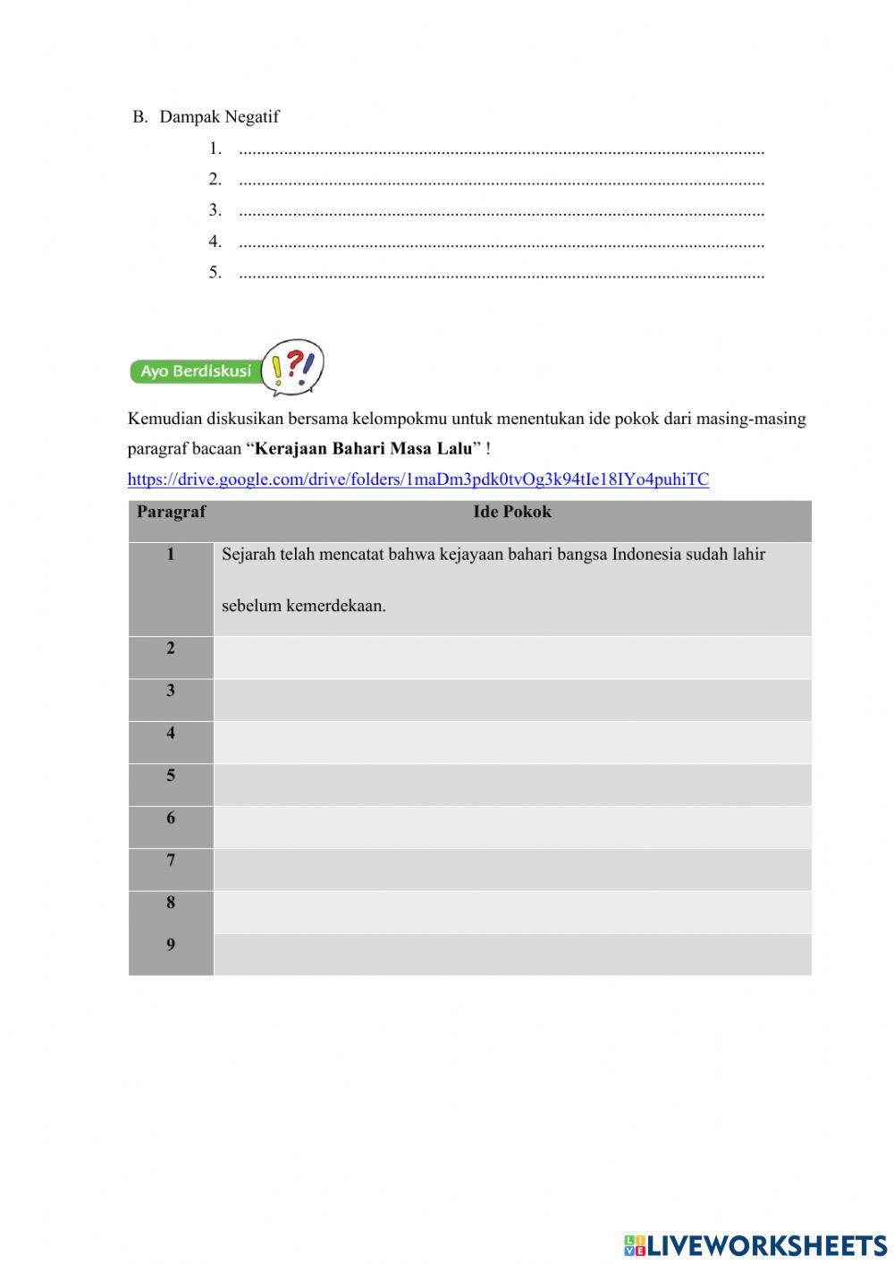 Kelas 5 tema 1 subtema 3 pembelajaran 3 LKPD 2