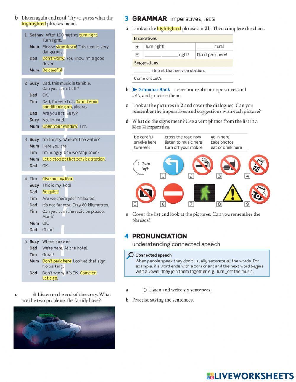 After 100 meters, Turn right