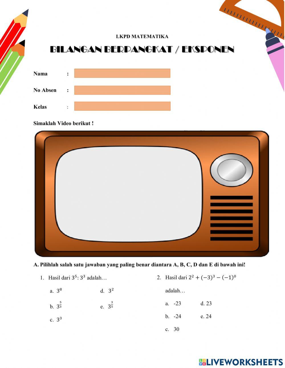 LKPD Bilangan Berpangkat-edit