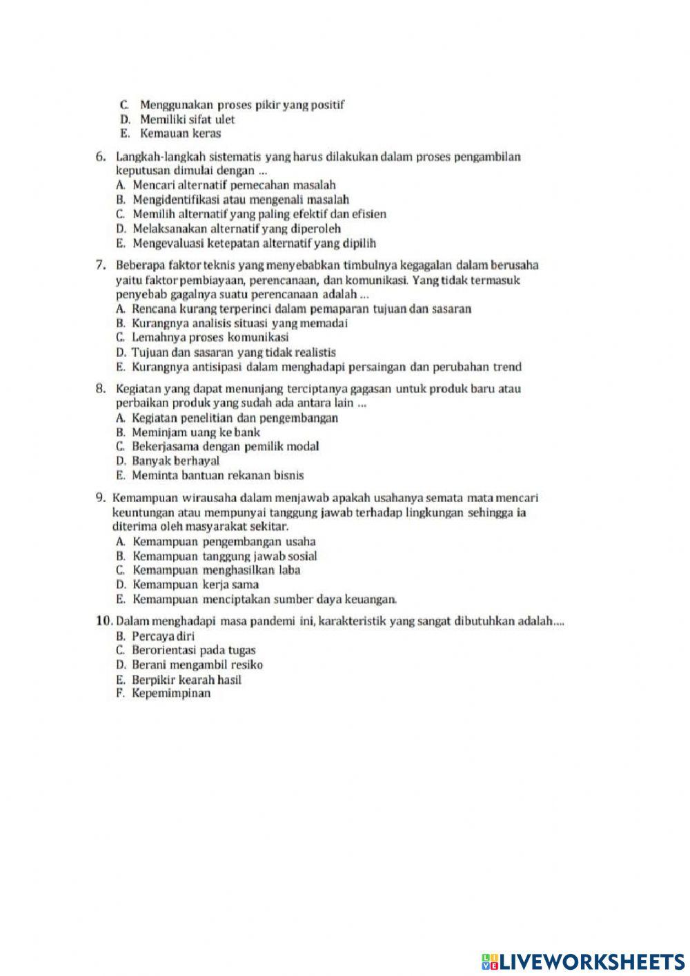 BAB 1 Karakteristik Kewirausahaan