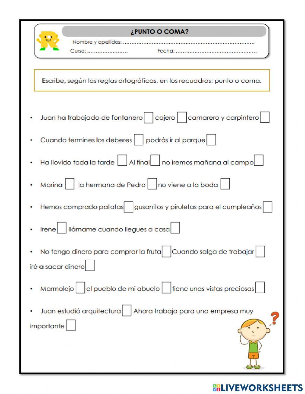 Ortografía (punto y coma)