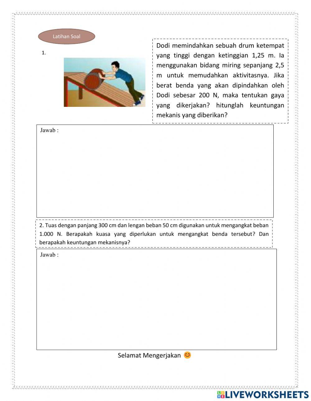 LKPD Usaha dan Pesawat Sederhana 3