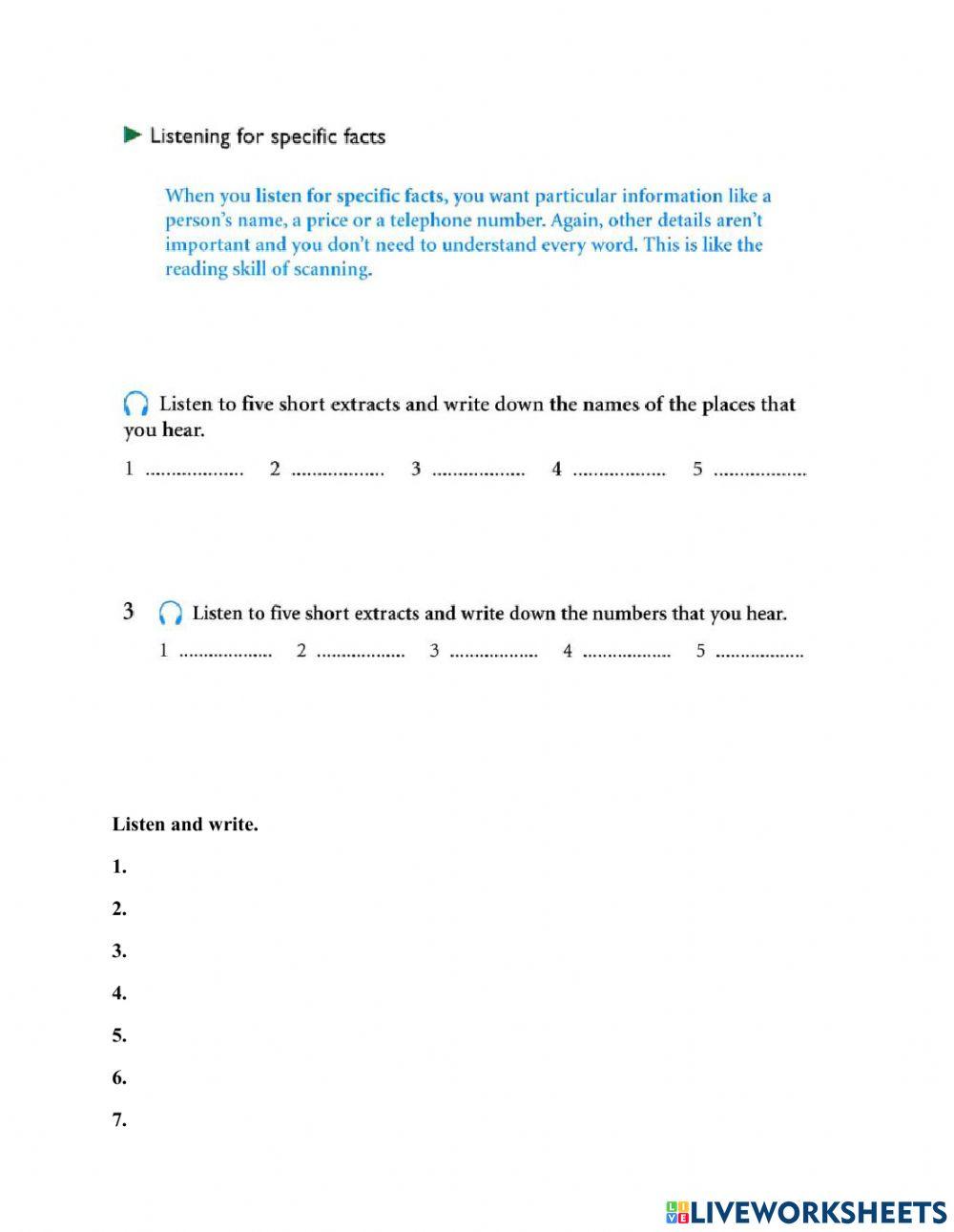 IELTS4.0 Listening 1