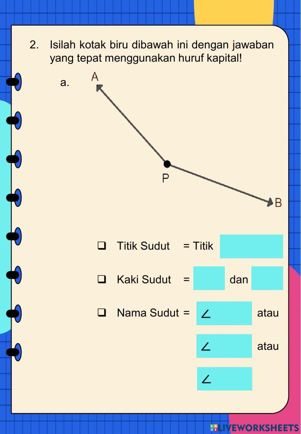 Menalaah Konsep dan Jenis Sudut