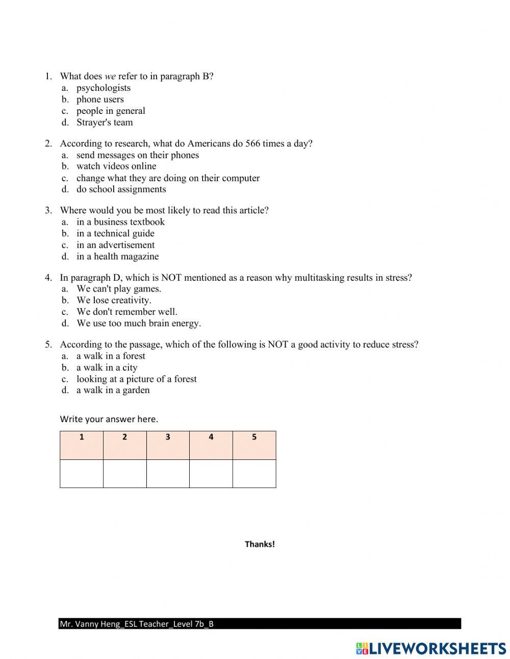 REX3 and Qskill2e-Quiz-Unit 6B