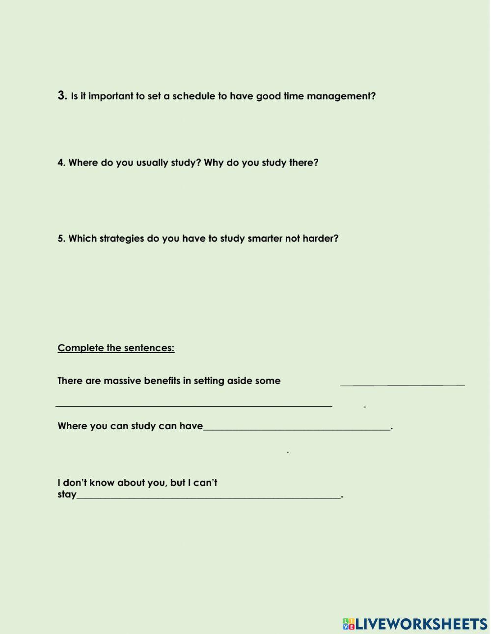 Study smarter not harder