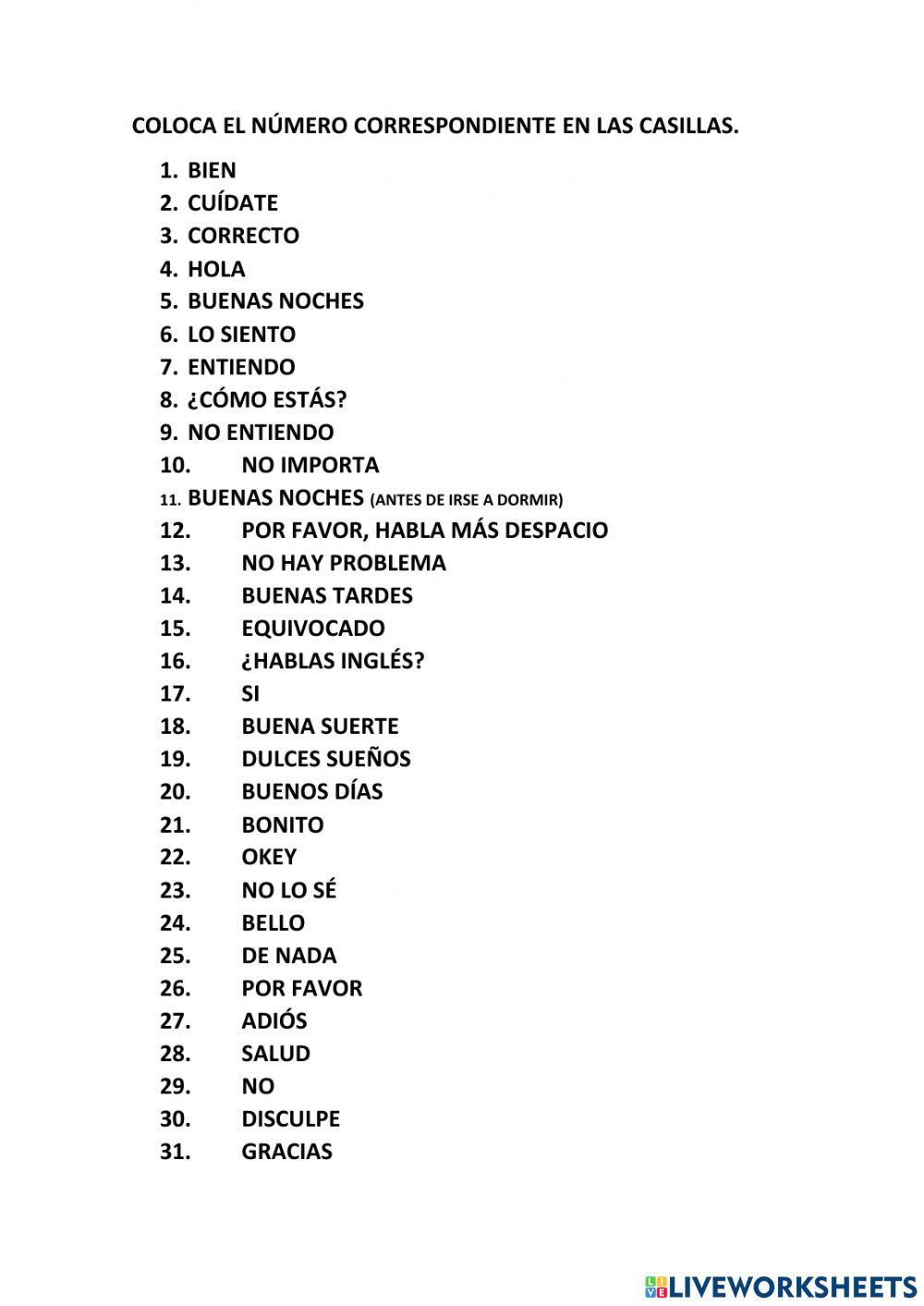 English homework basic words vocabulary velsjc