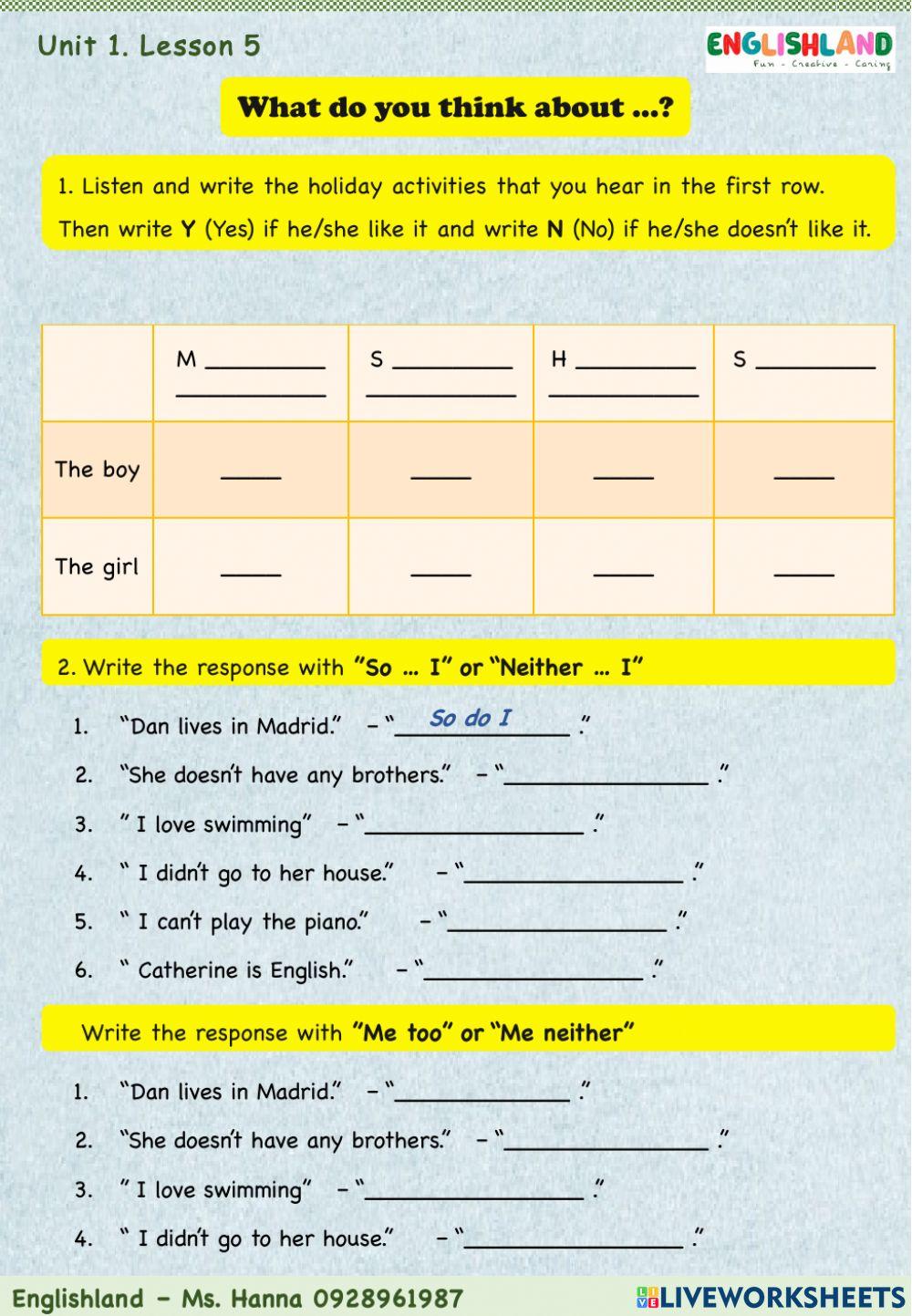 U1 L5 Language in use 1