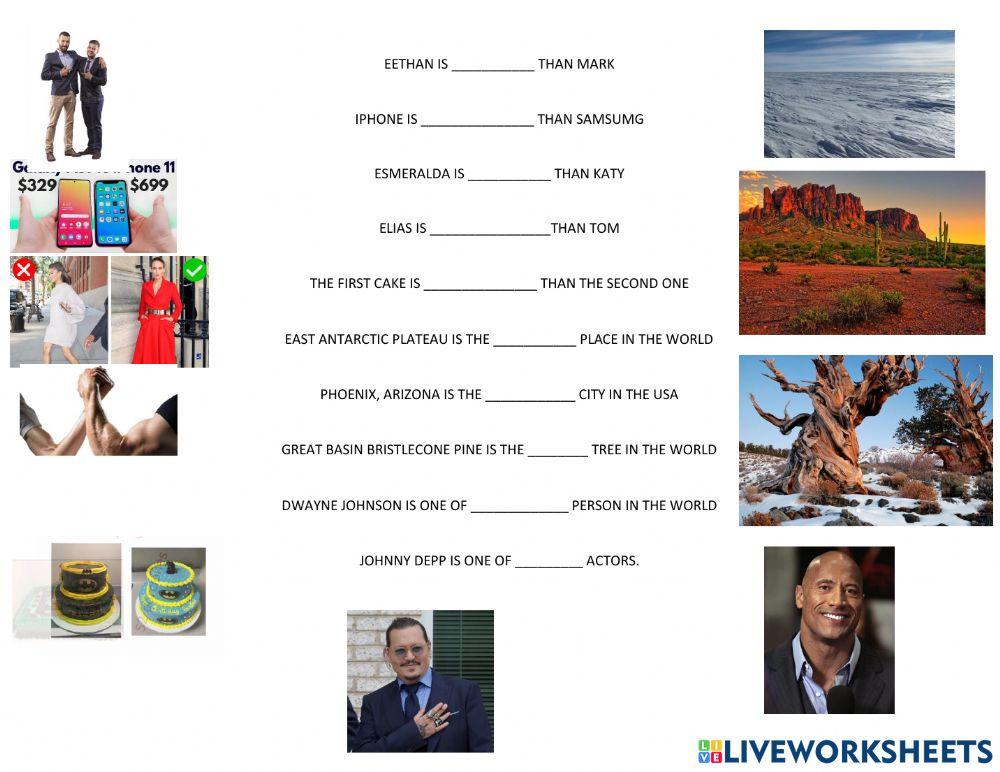 Comparative and Superlatives