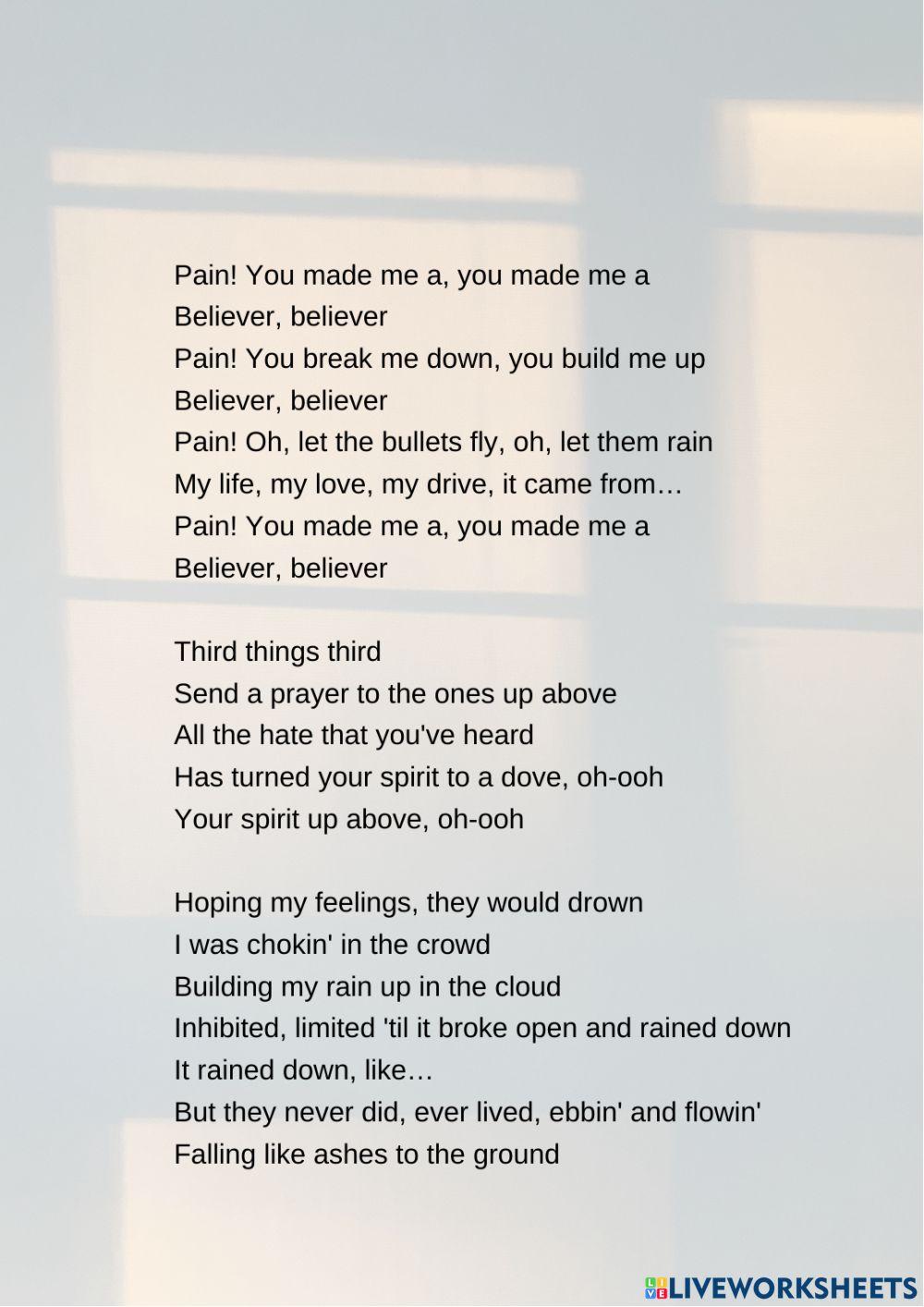 Imagine Dragons Believer (1)