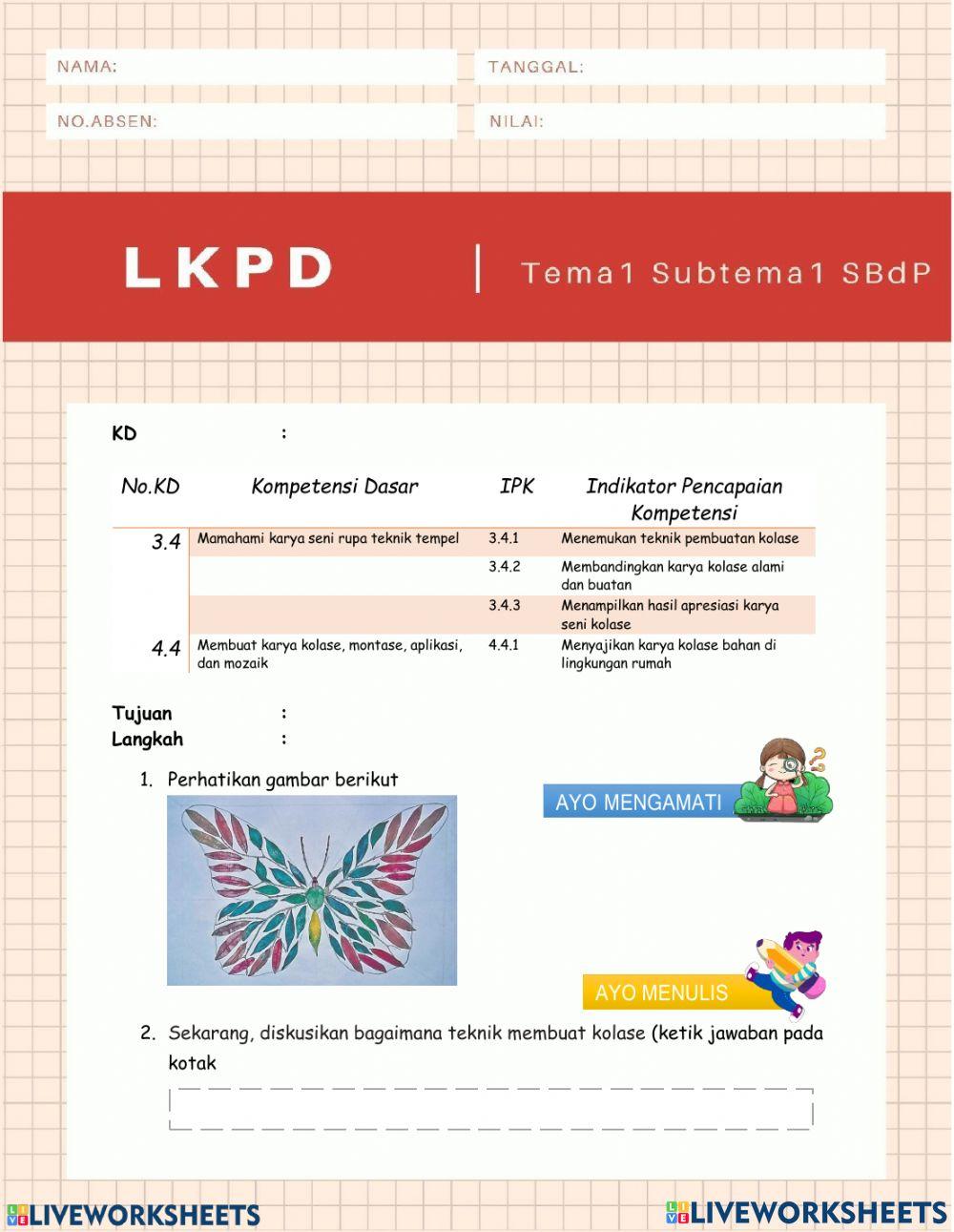 LKPD PPL 1 Pembelajaran 2