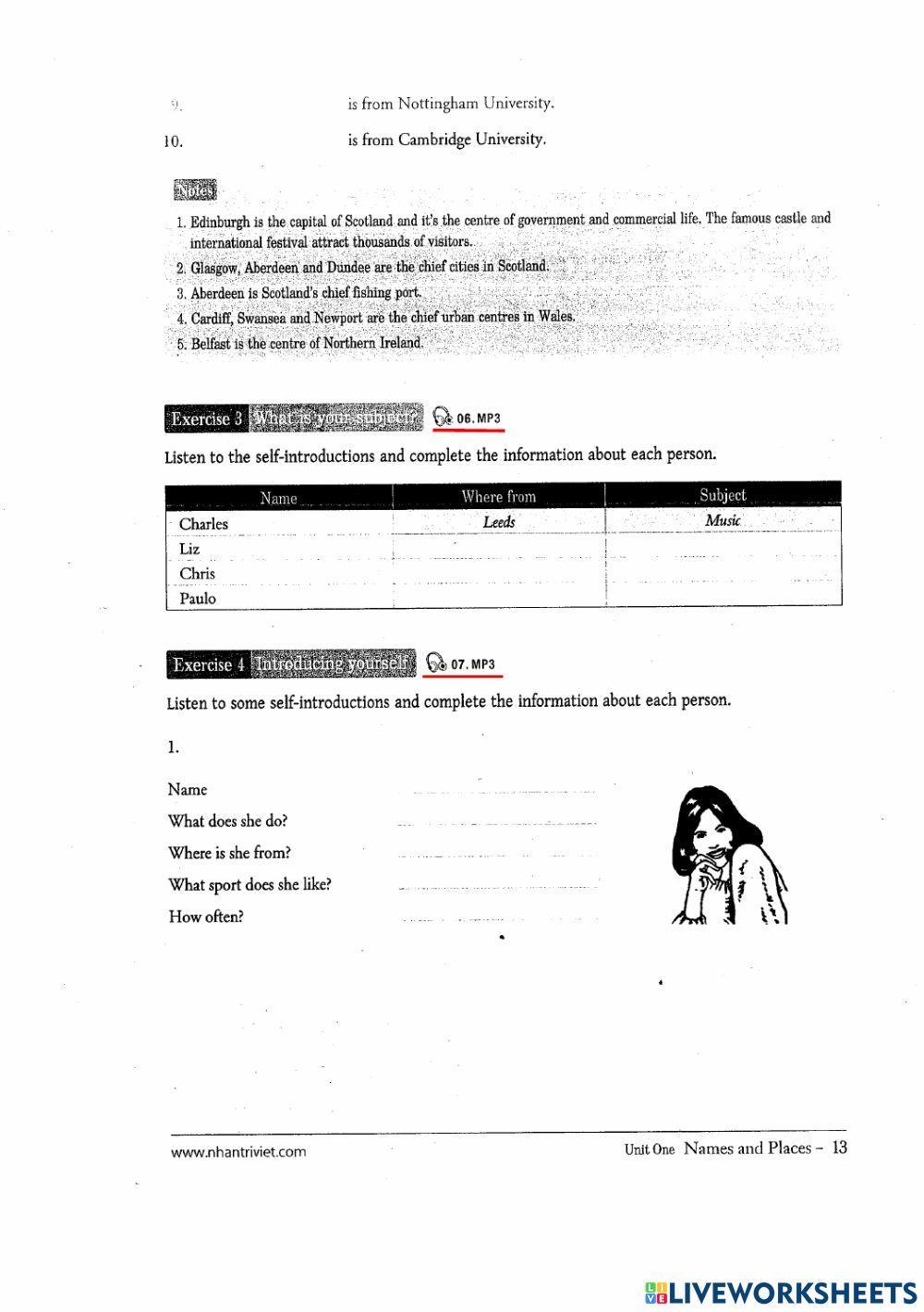 Basic ielts - listening 1