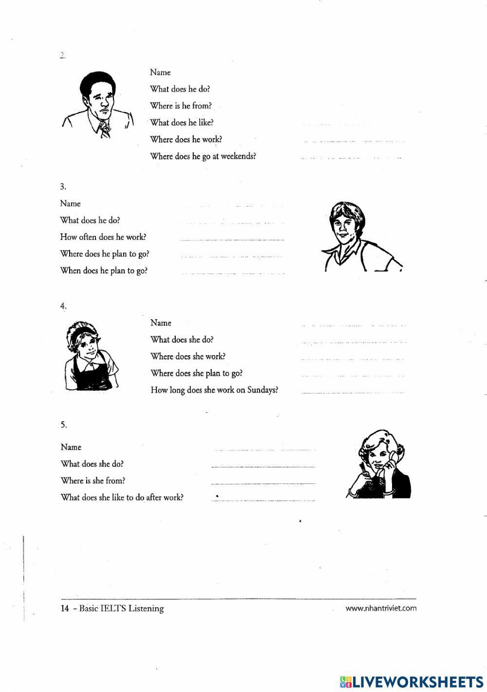 Basic ielts - listening 1