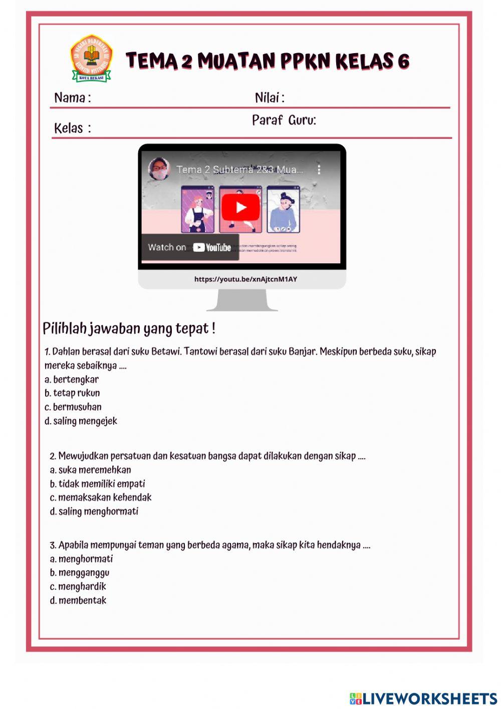 Persatuan dalam Perbedaan