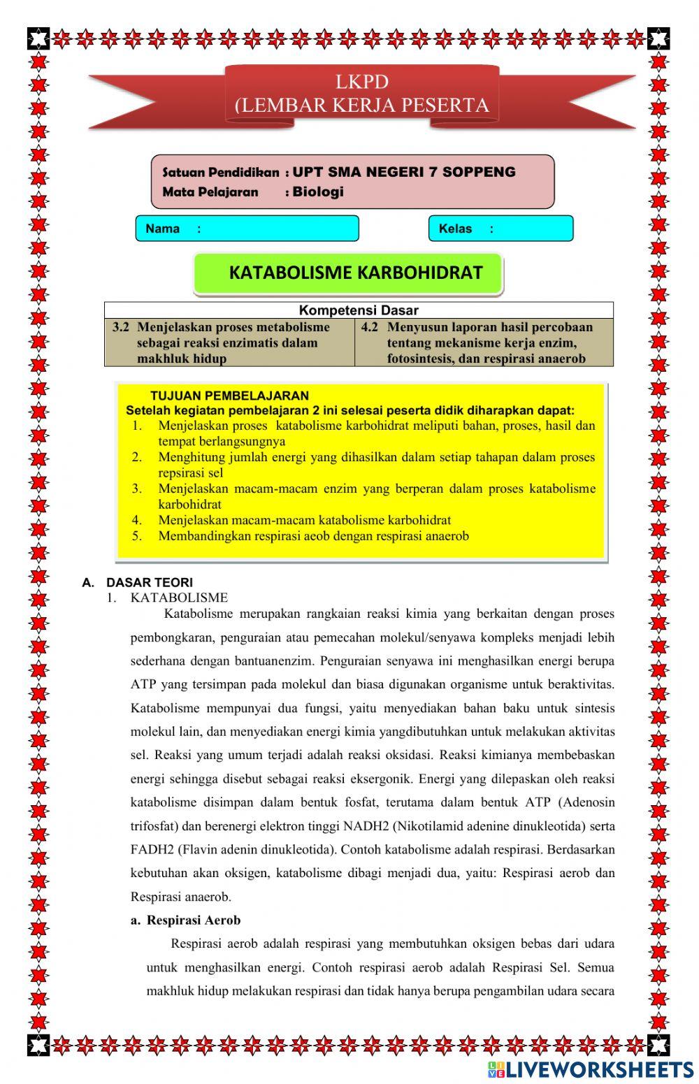 Lkpd katabolisme