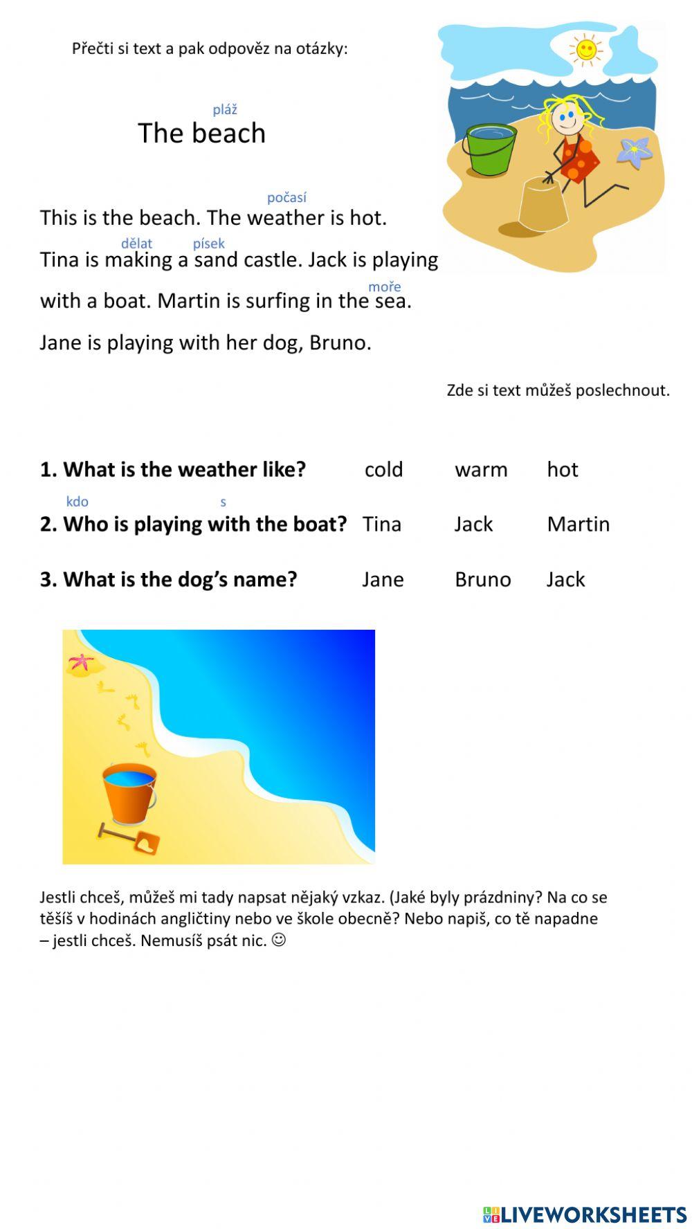 Reading and comprehension