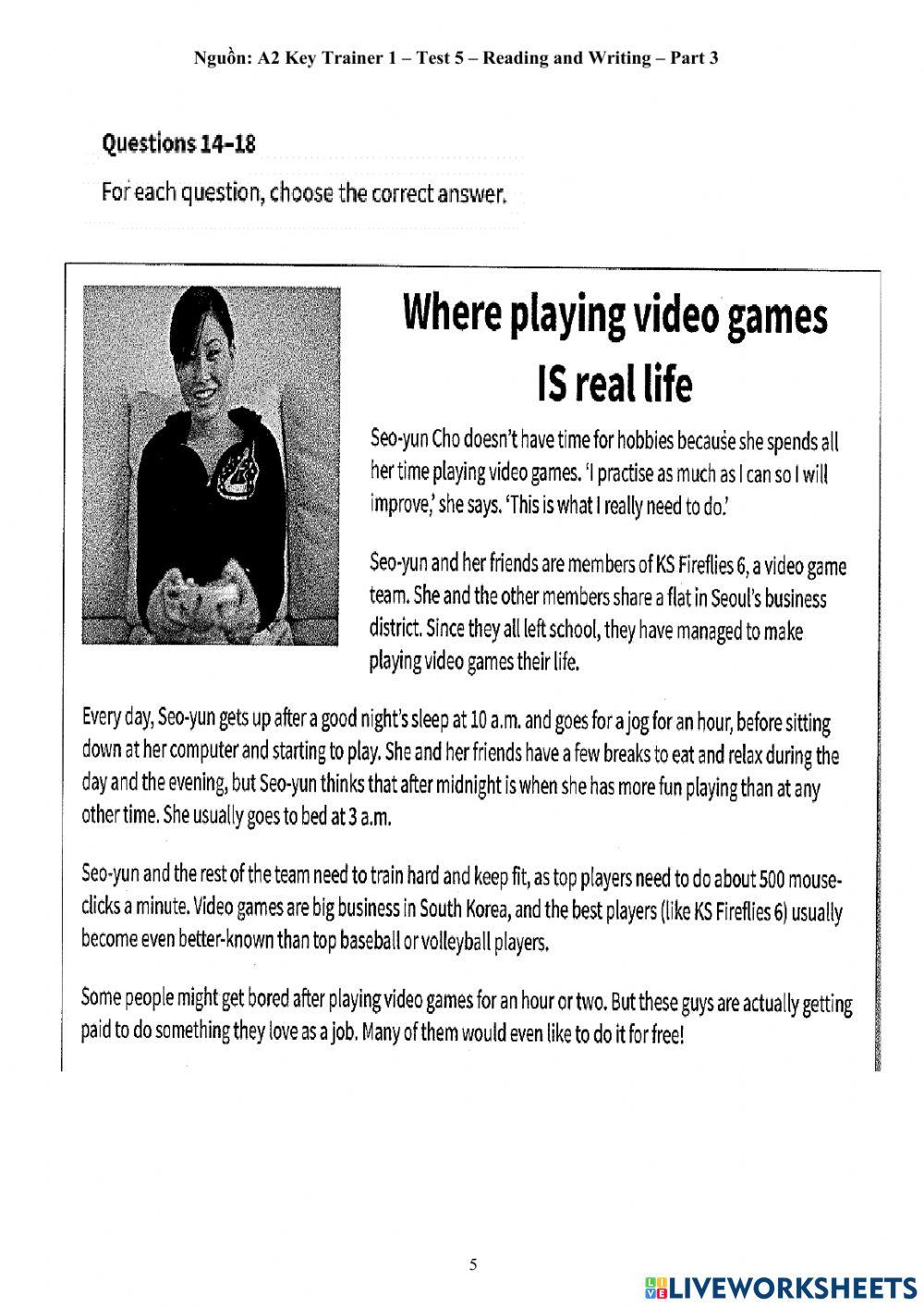 Foreign Teacher-S6-WEEK 3-U1-VOCAB REVISION