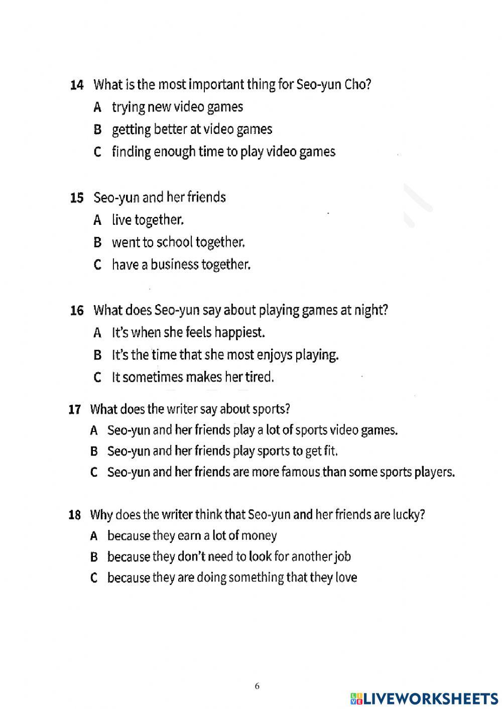 Foreign Teacher-S6-WEEK 3-U1-VOCAB REVISION