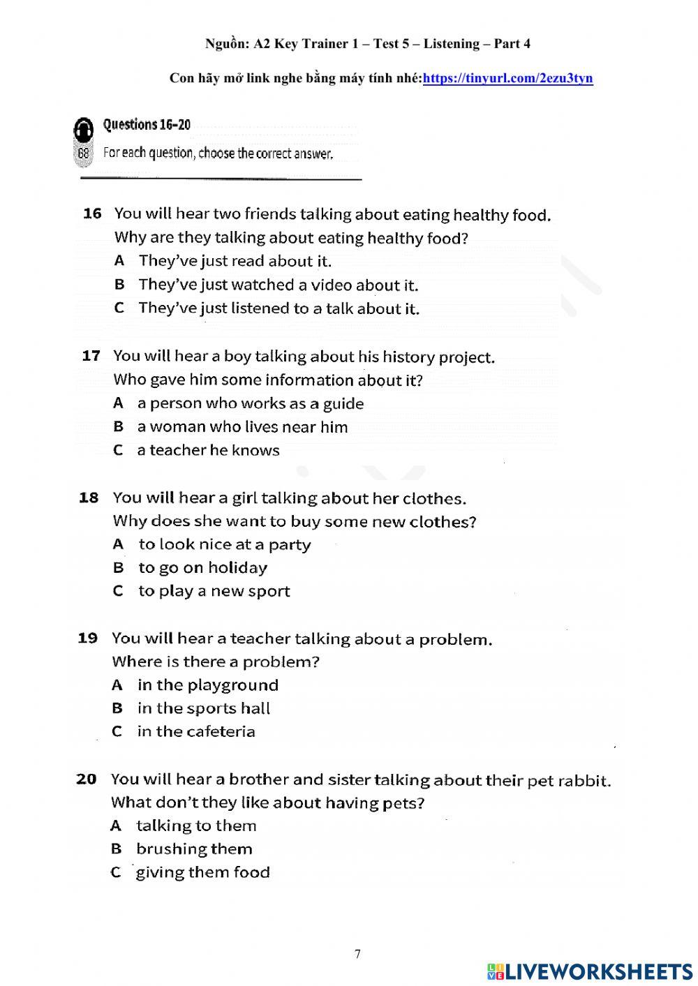 Foreign Teacher-S6-WEEK 3-U1-VOCAB REVISION