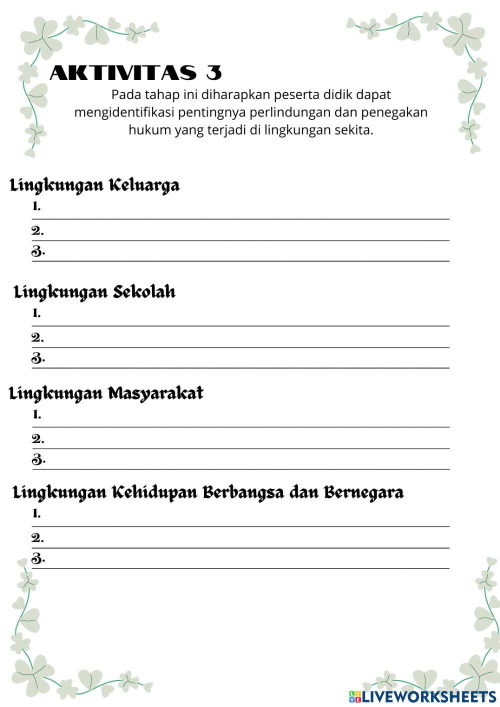 LKPD 1 BAB II Kls XII PPkn