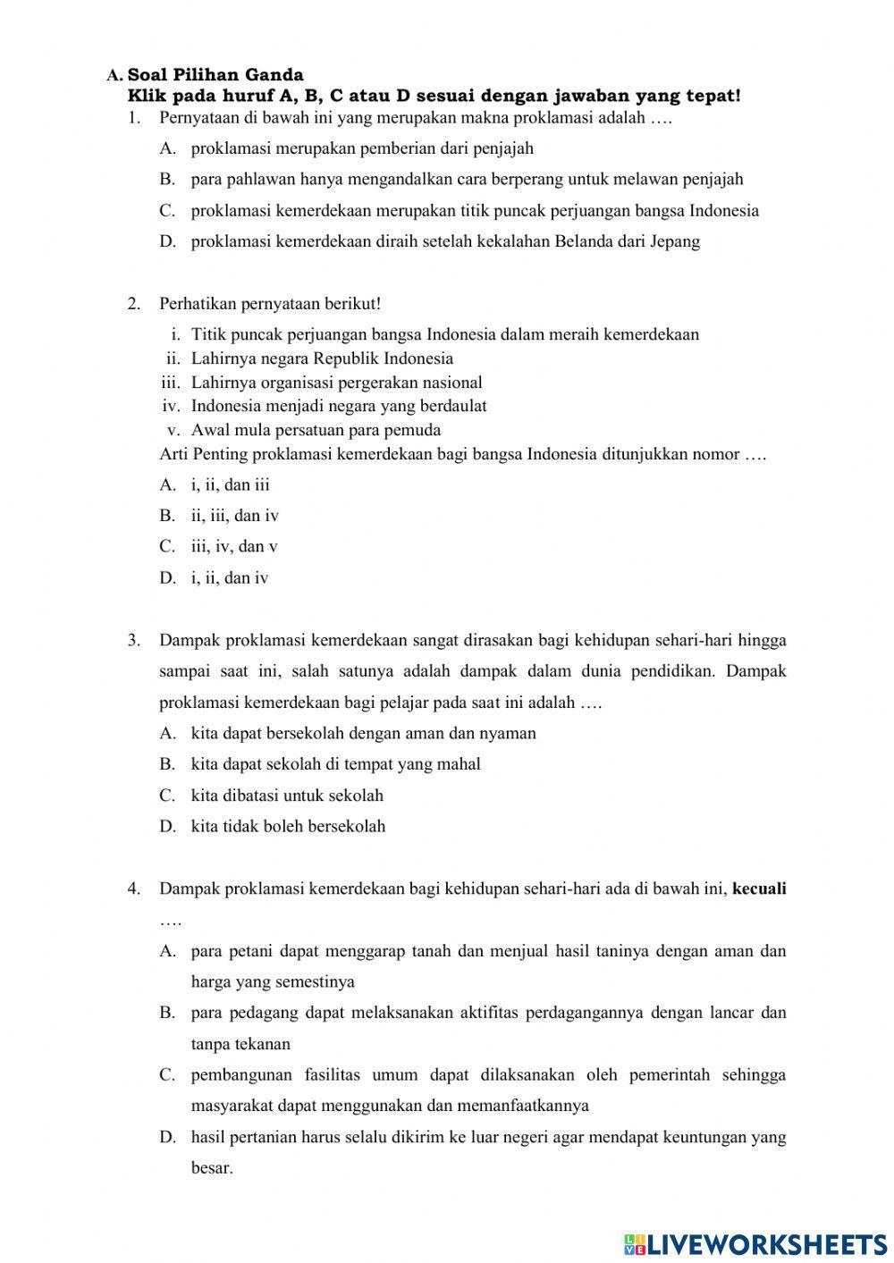 Evaluasi Tema 2 Sub 3 Pb 1