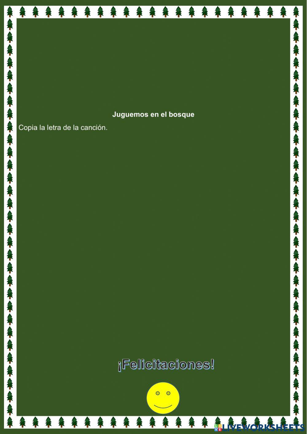 Juguemos en el bosque