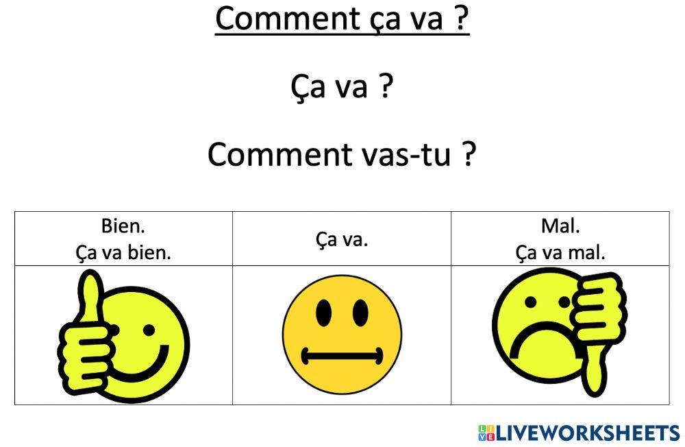 Comment ça va ?