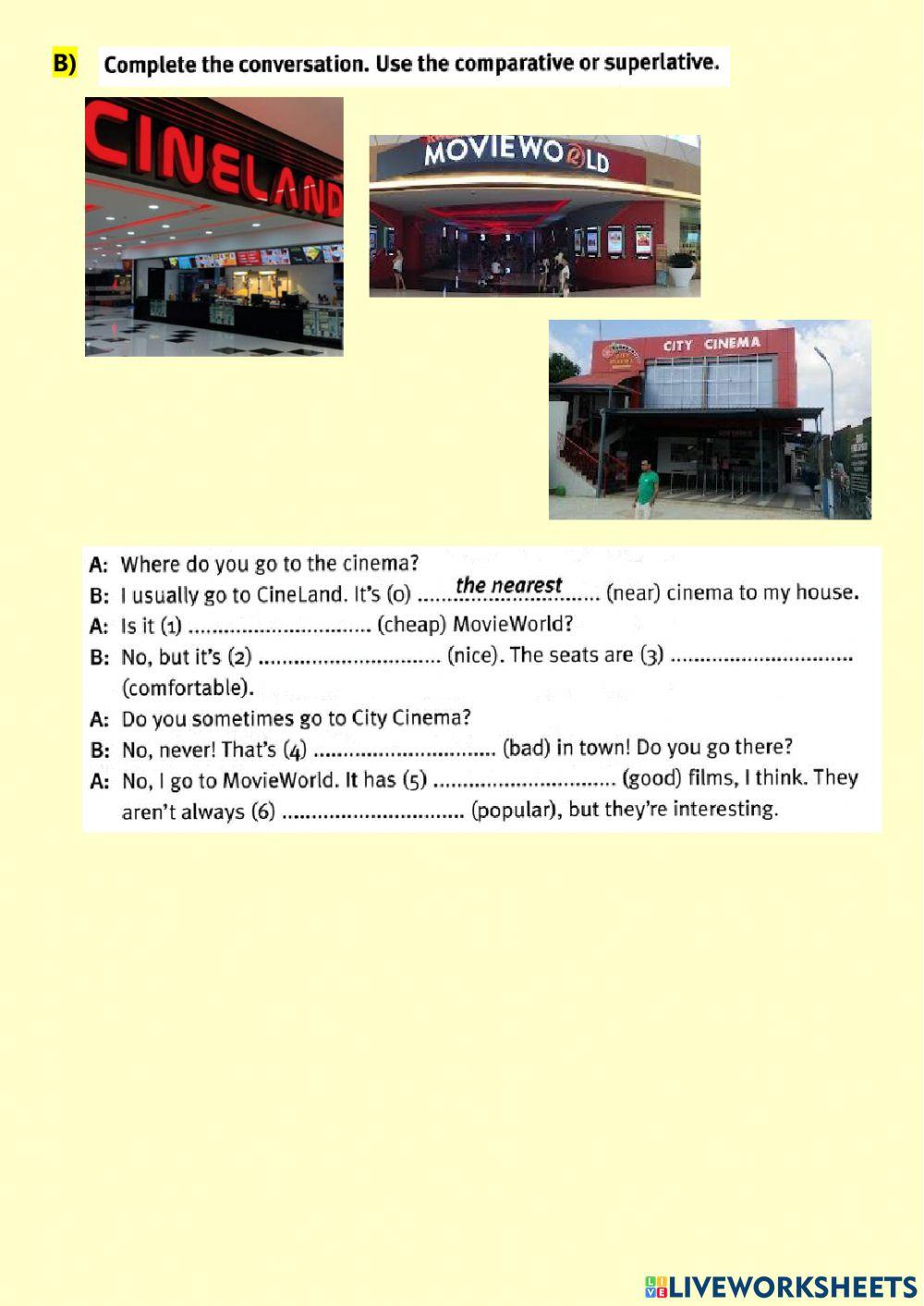 Comparative or Superlative?